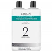 NIOXIN 耐奧森 (儷康絲) 賦活#2 頭皮潔淨露 + 修護霜 1000ml